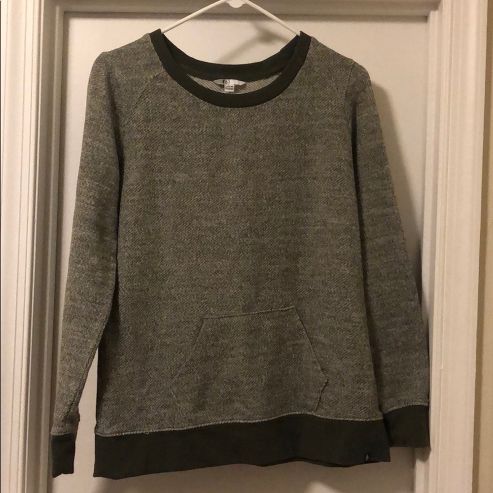Volcom green sweater large